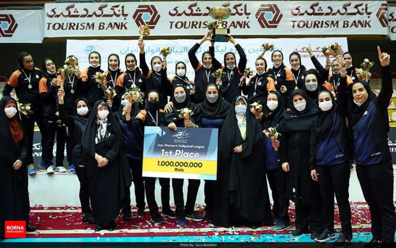 اختتامیه والیبال بانوان؛ کرونا، جایزه و حسرت(عکس)