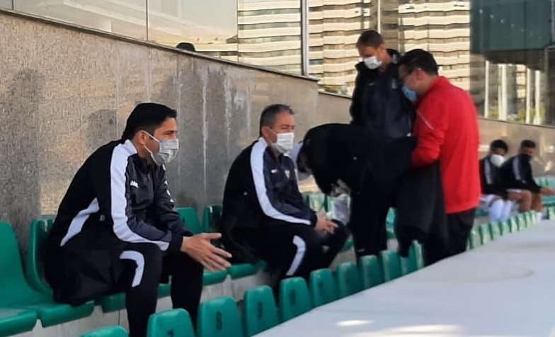حضور دراگان اسکوچیچ و کادرفنی در اکباتان