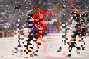 بایرن 3-3 بیله‌فلد: آتش‌بازی زیر بارش برف