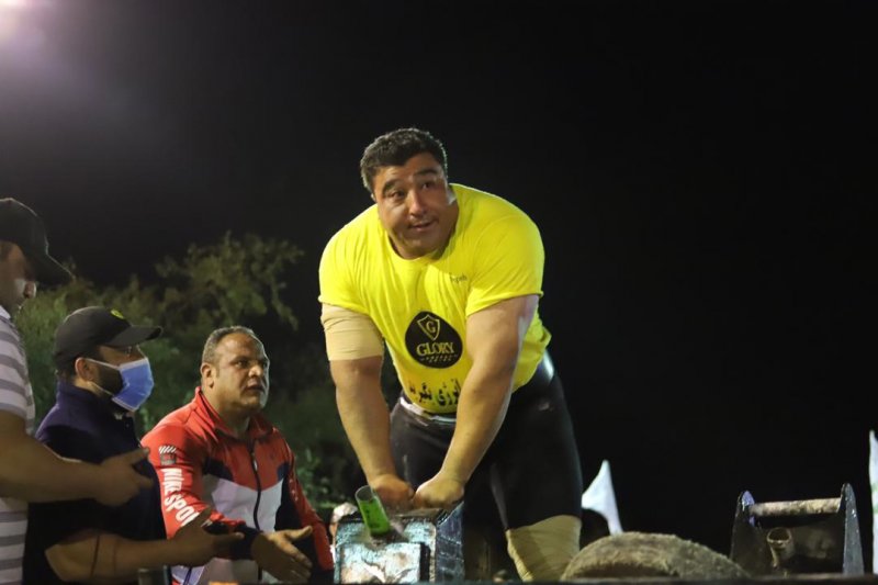 مسن آبادی قهرمان قویترین مردان کشور شد