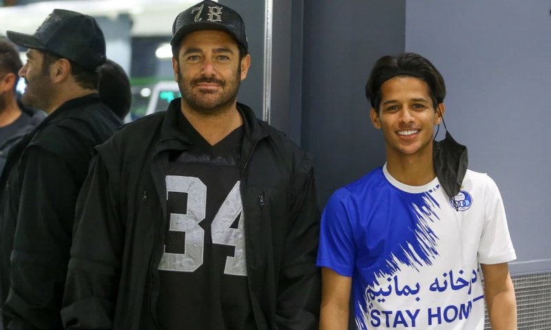 حضور سوپراستار سینما در تمرین استقلال(عکس)