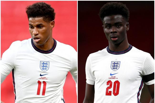 خط خوردن راشفورد و ساکا از فهرست تیم ملی انگلیس