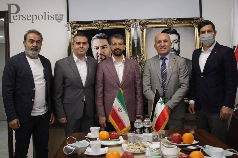 جلسه رئیس فدراسیون سوریه در باشگاه پرسپولیس (عکس)