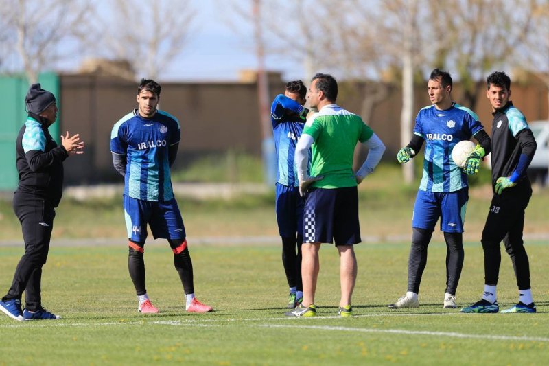 شروع دوباره آلومینیوم قبل از بازی در تبریز(عکس)