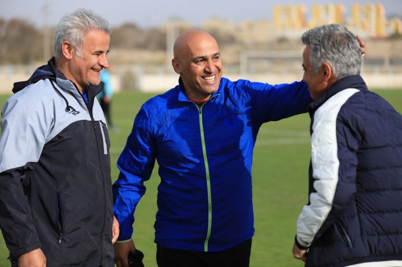 دیدار گرم مربیان استقلالی در تبریز(عکس)