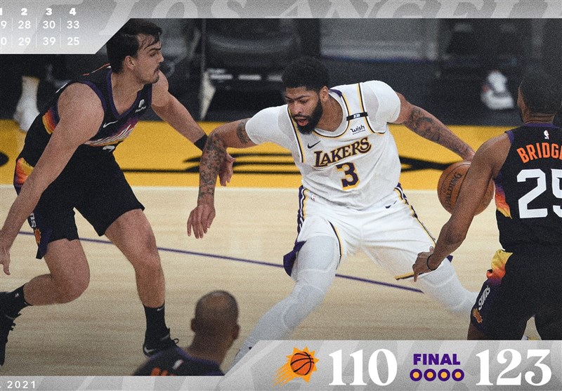 پیروزی لیکرز با درخشش دیویس