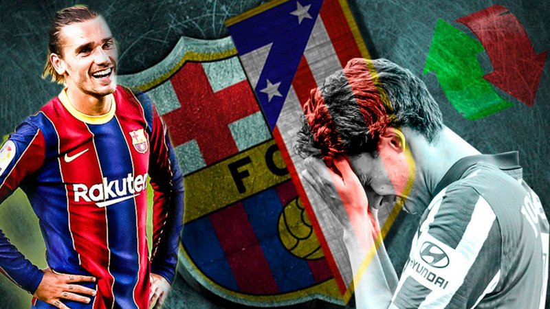 بارسا به دنبال معاوضه گریزمان با ستاره اتلتیکو