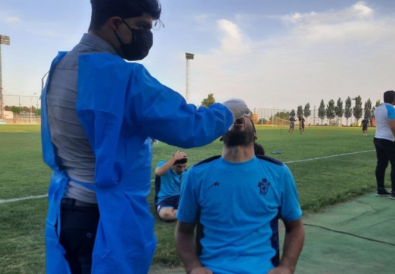 تست کرونای‌ پیکانی‌ها در شروع مجدد تمرینات(عکس)