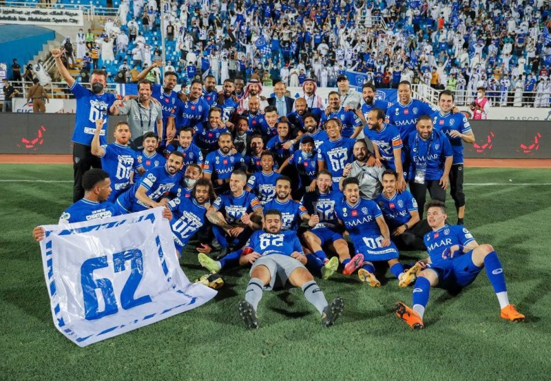 الهلال قهرمان لیگ عربستان شد (عکس)