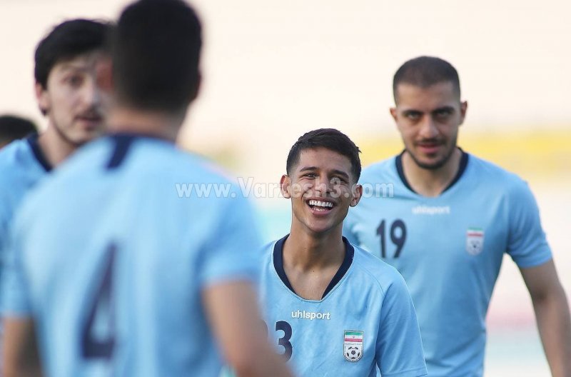 قایدی سرحال و خندان در اردوی تیم ملی (عکس)