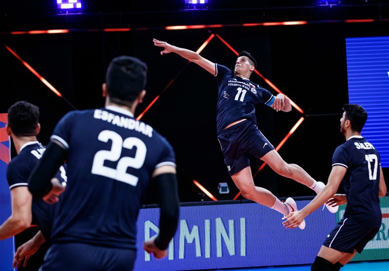 کاظمی؛ پنجمین بازیکن امتیازآور لیگ ملت‌های والیبال