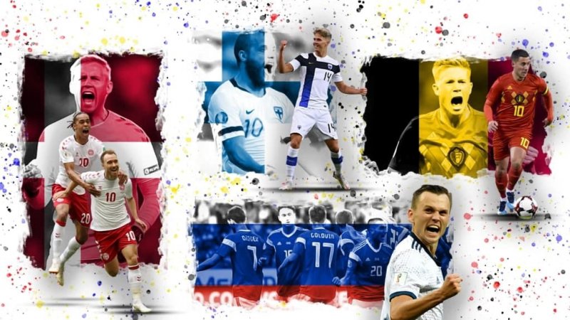 بلژیک صعود میکند؛ تیم دوم دانمارک یا روسیه؟