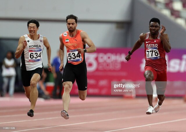 سریع‌ترین مرد ایران در مسابقات مجارستان ششم شد