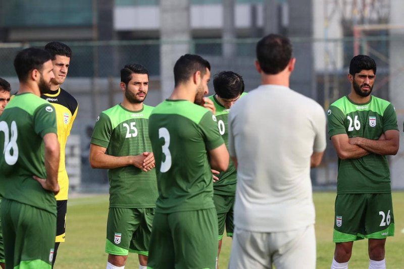 کاپیتان تیم ملی آماده مصاف با کامبوج (عکس)