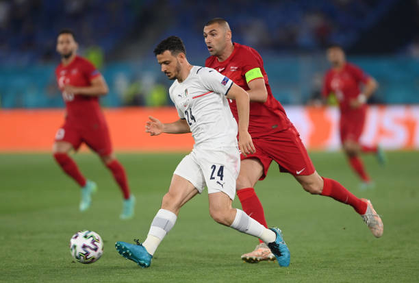 مدافع ایتالیا دیدار برابر سوئیس را از دست داد