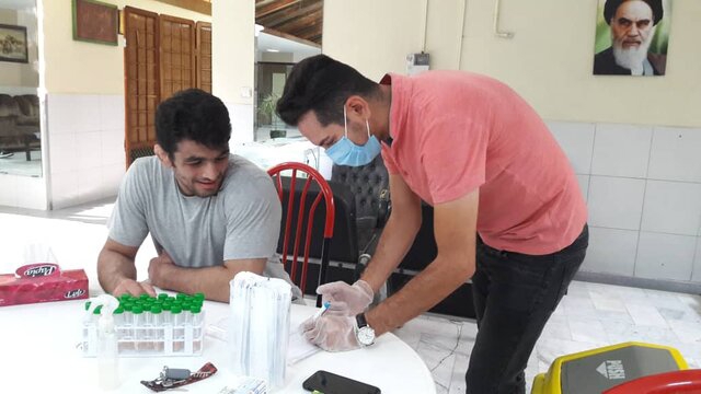 ملی پوشان کشتی آزاد تست کرونا دادند