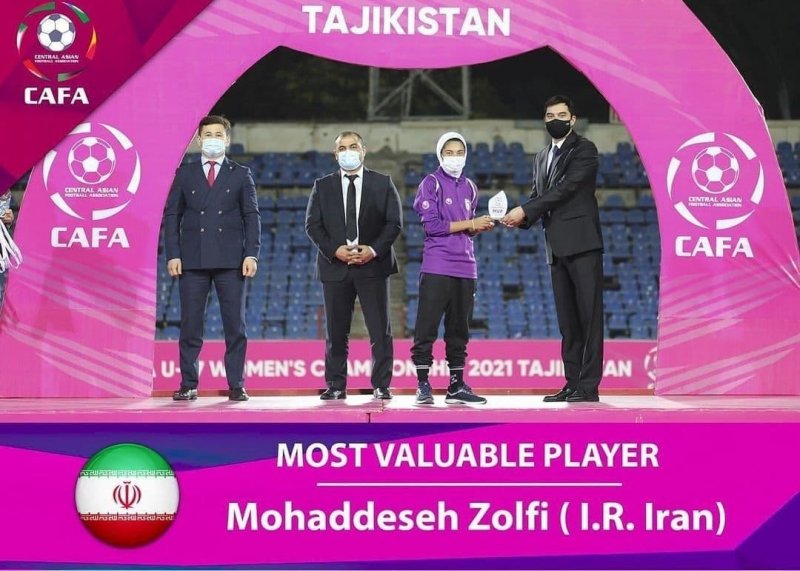 کاپیتان ایران، بهترین بازیکن تورنمنت کافا 2021