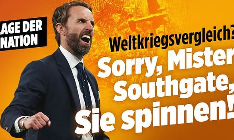 حمله تند آلمانیها به ساوتگیت؛ متاسفیم، تو دیوانه هستی! (عکس)