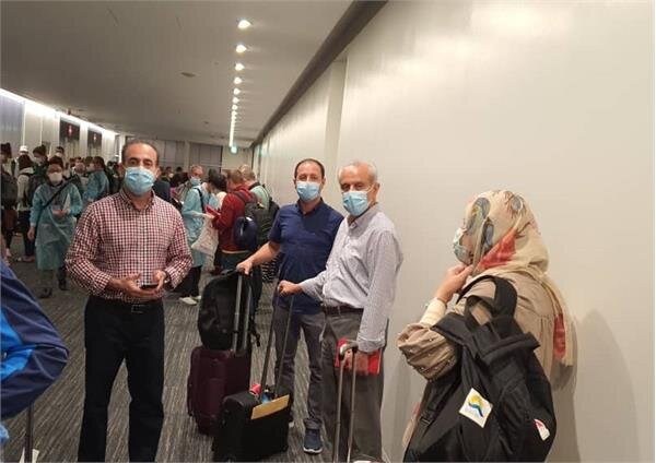 کادر سرپرستی کاروان ایران وارد دهکده شد