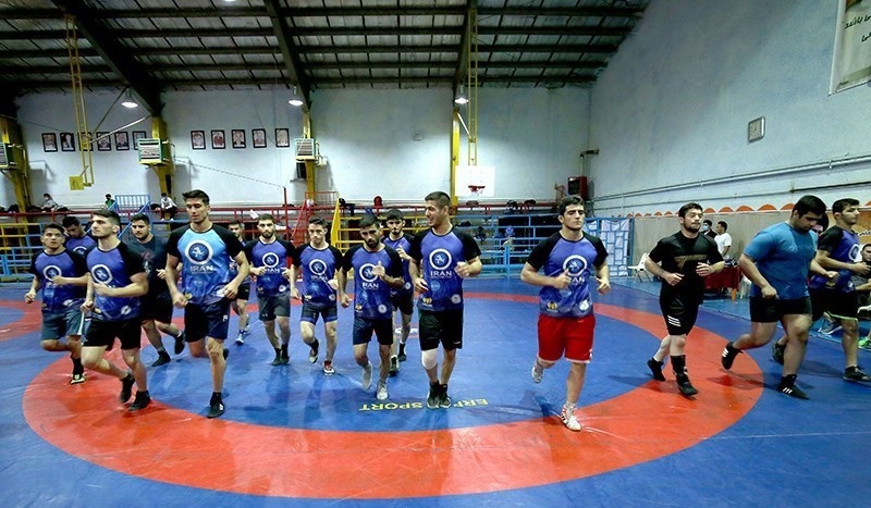 برگزاری مسابقه درون اردویی در وزن 77 کیلو