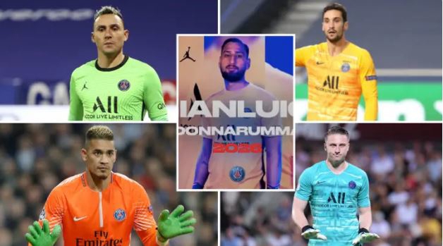 مورد عجیب PSG و دوناروما؛ 9 دروازه‌بان در تیم اول!