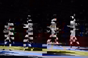 عابدینی مقتدرانه به استقبال قهرمان المپیک رفت