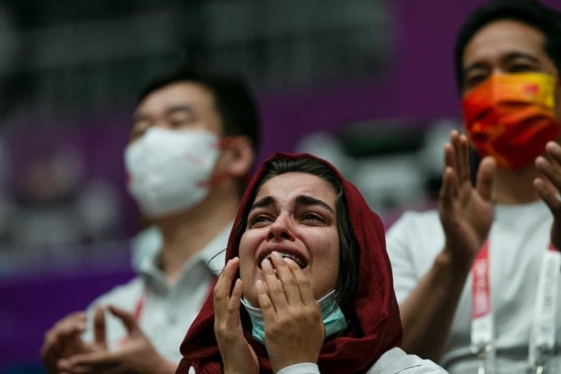  اشکهای نجمه خدمتی، به زیبایی یک طلا