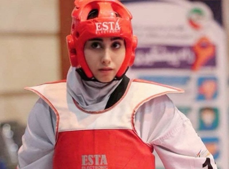 ناهید کیانی بر بام تکواندوی آسیا ايستاد