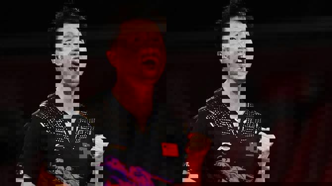 تاریخ سازی پینگ پنگ باز چینی با طلای چهارم