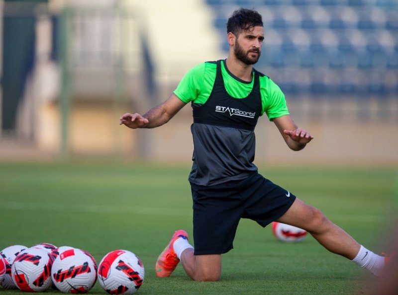 احمد نور در راس‌الخیمه پا به توپ شد (عکس)