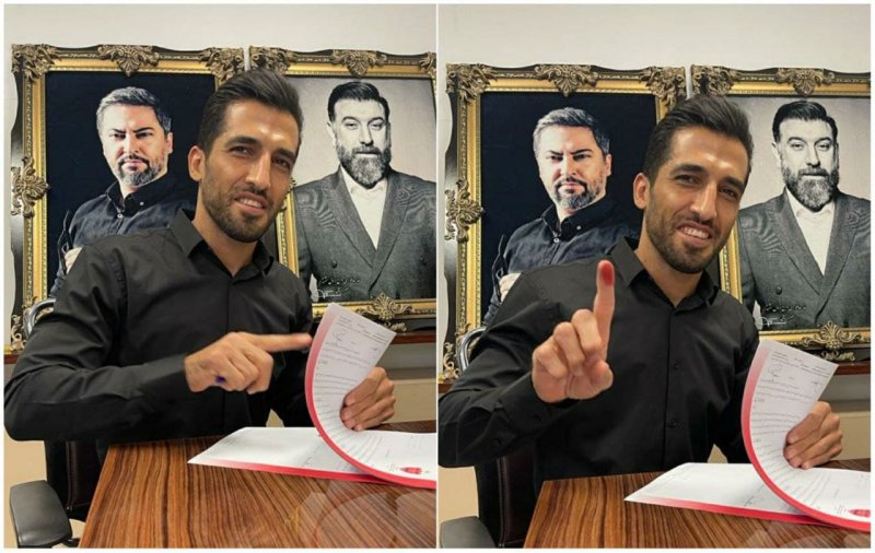 وحید امیری تا ۱۴۰۳ تمدید کرد (عکس)