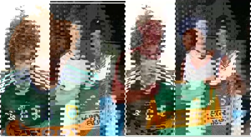 هوادار خوش‌شانس مهمان خانه رونالدینیو (عکس)