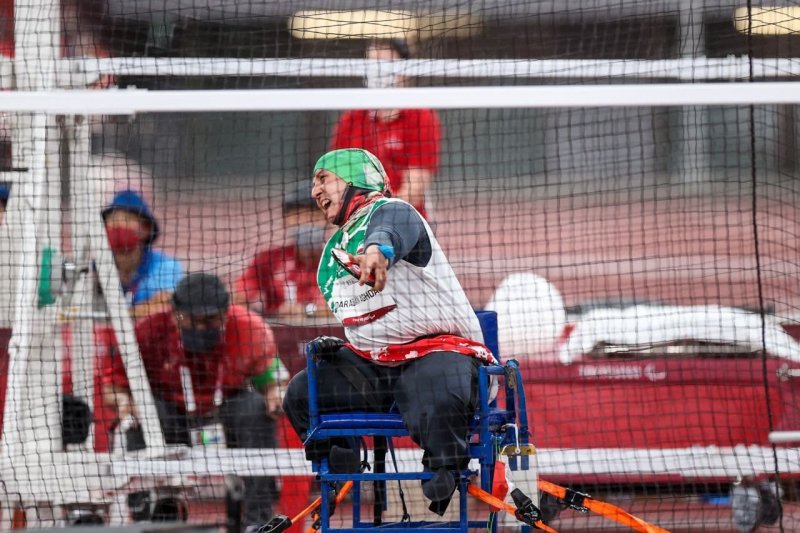 ششمی دارابیان در پرتاب دیسک 