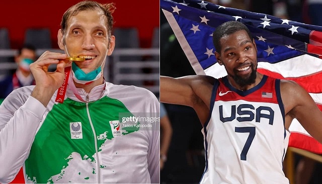 رقابت تیم والیبال نشسته ایران با ستاره های NBA