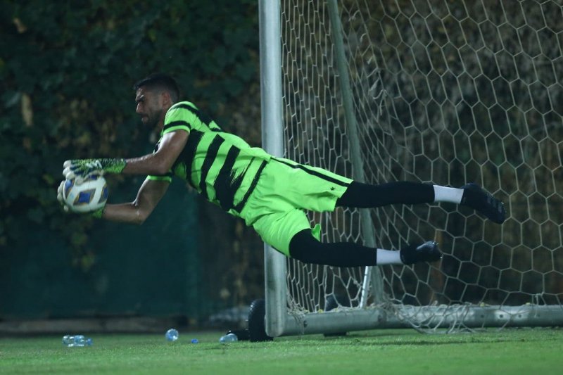 حسینی آماده نبرد برابر الهلال (عکس)