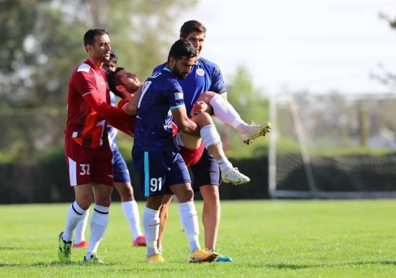 اتفاق تلخ برای هافبک مس در بازی دوستانه (عکس)