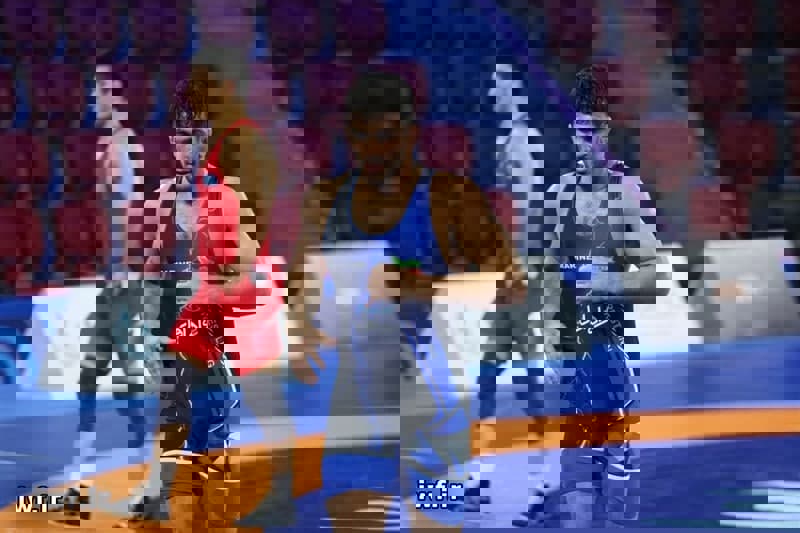 فینالیست‌های کشتی در روز نخست مسابقات جهانی