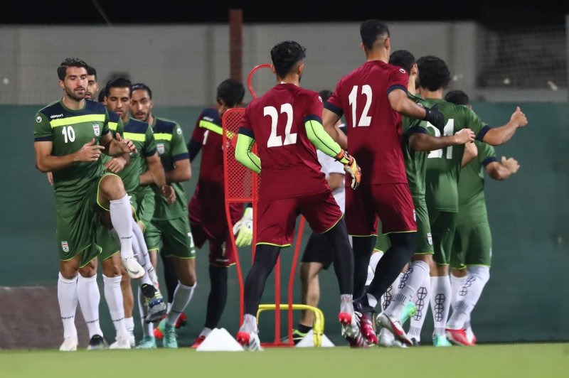 حال وهوای یک تمرین شبانه؛ آماده برای بازی امارات