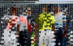 حمله بی‌سابقه لیونل مسی به داور برزیلی (عکس)