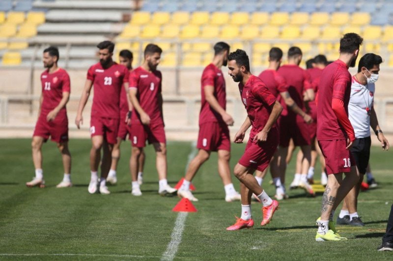 آزمایش مدافعان پرسپولیس توسط یحیی(عکس)