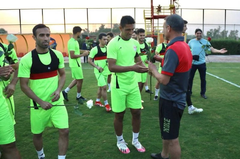 سورپرایز ویژه عبدالله ویسی در تمرین (عکس)