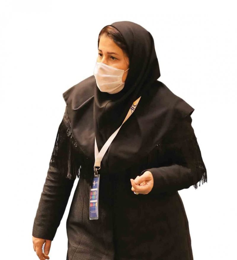 سکوت نایب رییس بانوان در مراسم بدرقه