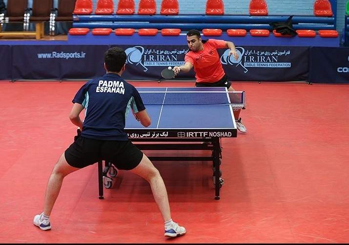 پایان مرحله اول لیگ برتر تنیس روی میز