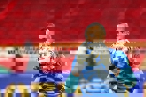 تنها قهرمان عراق در بازی ایران! (عکس)