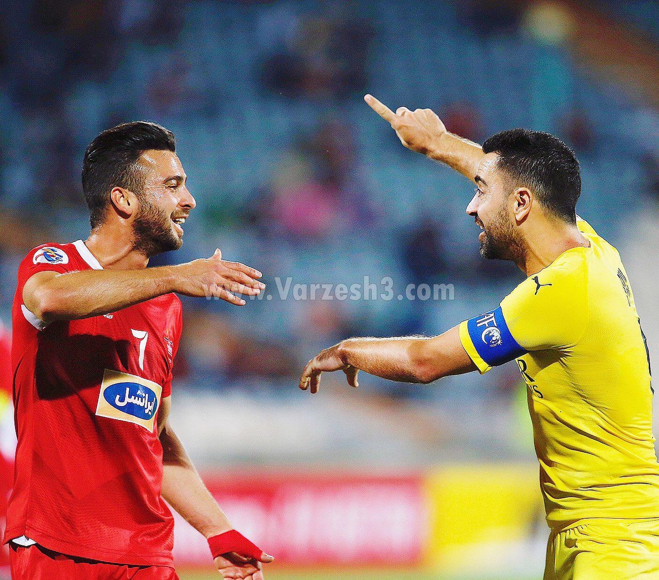 سروش رفیعی و ژاوی در بازی پرسپولیس با السد