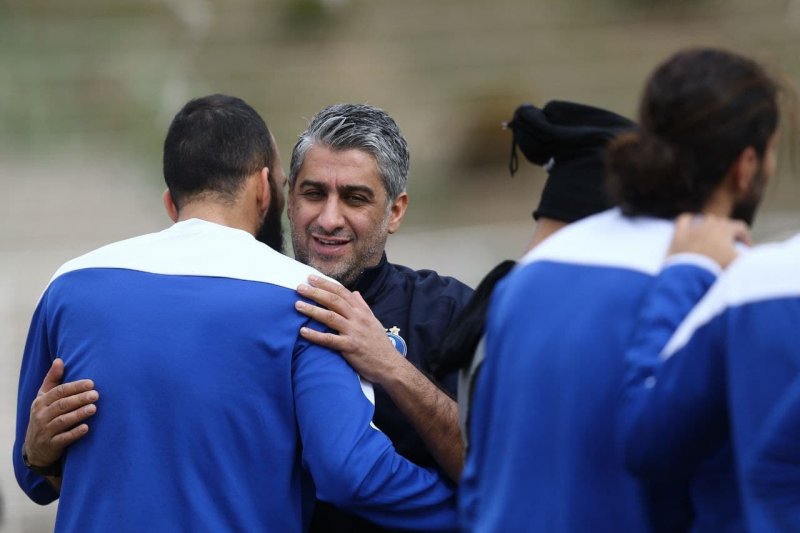 بازگشت فرزاد مجیدی به تمرینات استقلال (عکس)