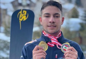 کسب دومین طلای ایلیا جانی در رقابت‌های اسکی اسنوبرد لبنان