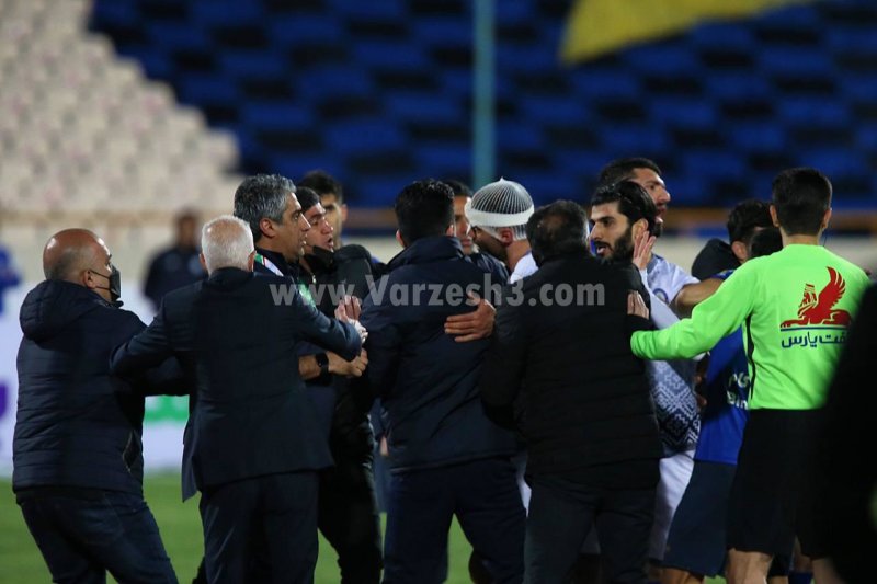 شبیه سازی دعوای رونالدو و پپ در آزادی (عکس)