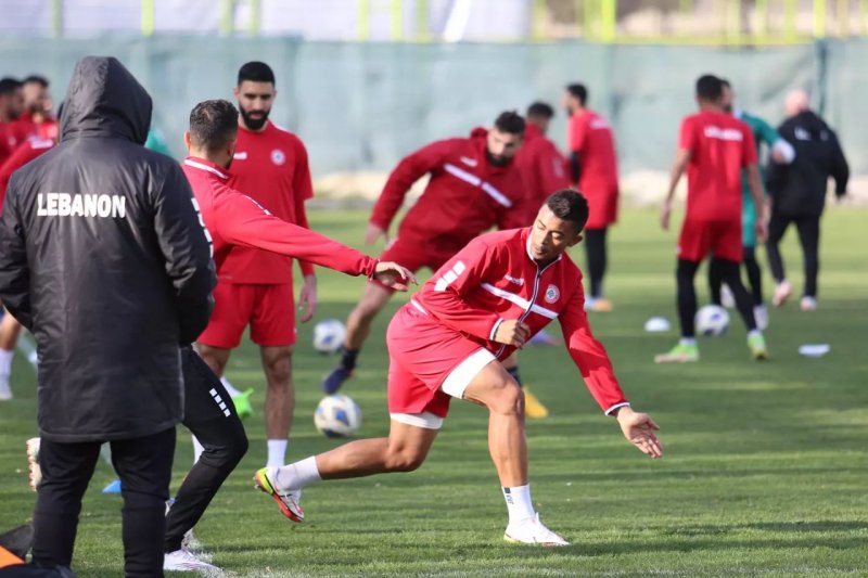 تصاویر اولین تمرین تیم ملی لبنان در مشهد