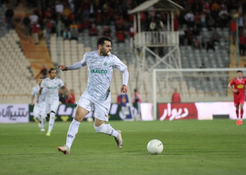 نقیزاده با دندان شکسته مقابل پرسپولیس(عکس)